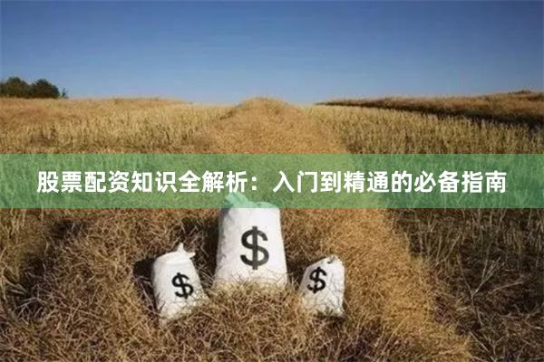 股票配资知识全解析：入门到精通的必备指南